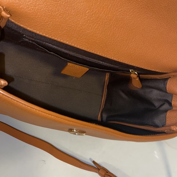 Luana Italy Bags Luana Italy Paley Mini Satchel Crossbody Orange